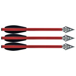 3 fl&egrave;ches 6.5 pouces pour pistolet arbal&egrave;tes avec pointes de chasse incluses