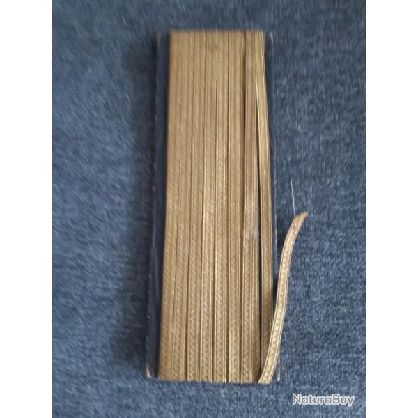 RUBAN DORE POUR CONFECTION MILITAIRE. MODELE 2