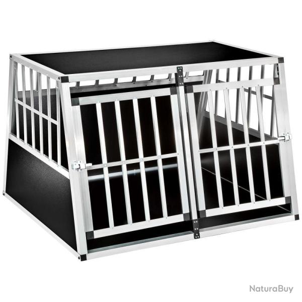 Cage de transport pour chien double dos inclin� sans cloison de s�paration 3708146