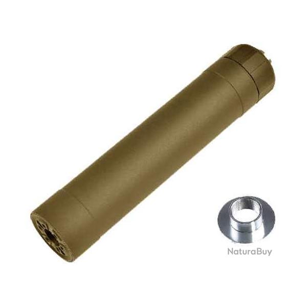 SILENCIEUX CRUSADER TR45S SUPPRESSOR TAN 14 ET 16MM - VFC