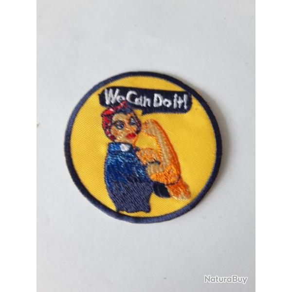 INSIGNE TISSU "WE CAN DO IT".