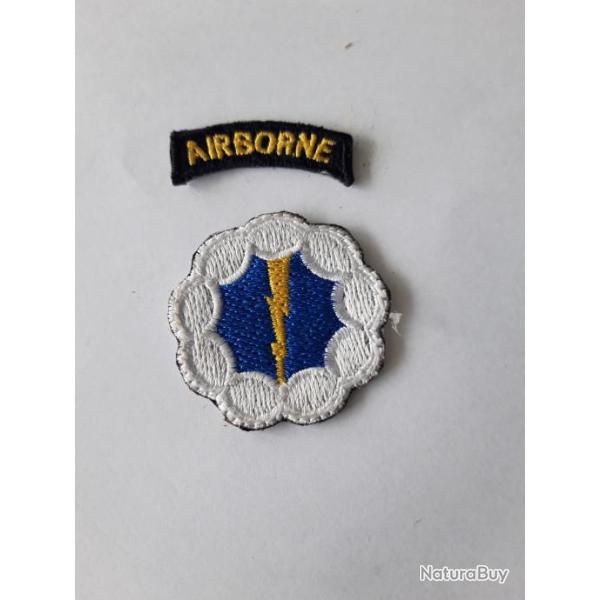 INSIGNE TISSU DE LA 9 EME AIRBORNE US,DIVISION PHANTOM.