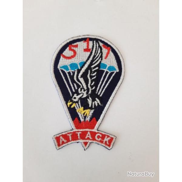 INSIGNE TISSU DU 517 EME INFANTRY PARA US