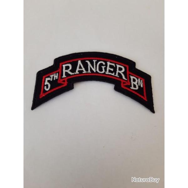 INSIGNE TISSU DU 5 EME BATAILLON DE RANGER US