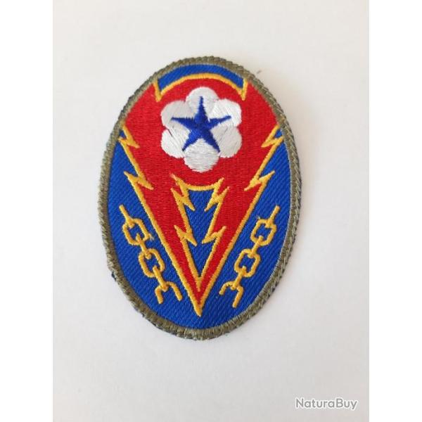 INSIGNE EN TISSU DE L EUROPEAN THEATER OF OPERATIONS.BASE AVANCE.