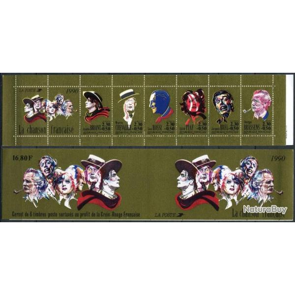 BC 2655 Personnages clbres Chanson franaise 1990