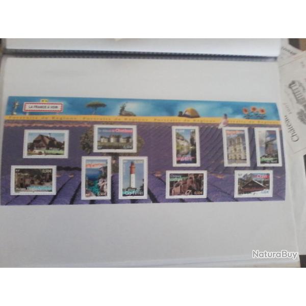 Bloc Feuillet BF77 - Les portraits de r�gions n�4 - La France � voir - 2004