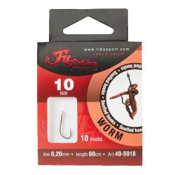 Hame&ccedil;ons Mont&eacute;s Worm Filfishing par 10 6