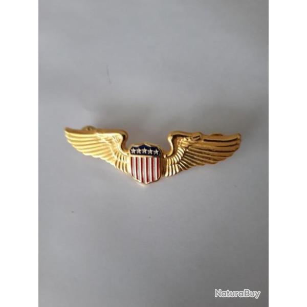 BADGE METAL COMMEMORATIF DE PILOTE DE L'USAAF