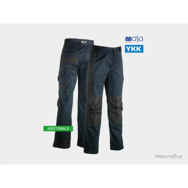 Pantalon de travail HEROCK Mars 38 Noir / Gris