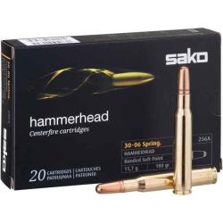 Munitions SAKO calibre 30-06 Hammerhead 180gr - 11.7g x20