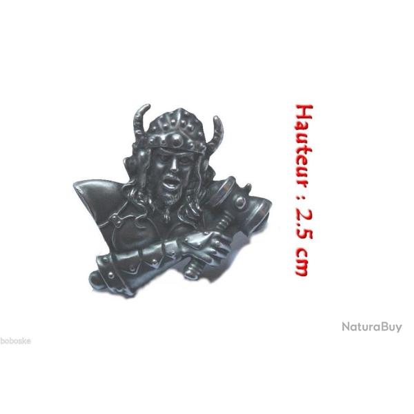 Insigne Guerrier Viking - Hauteur : 2.5 cm
