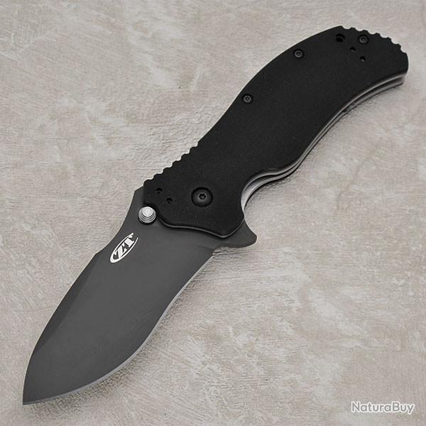ZT0350 Couteau Zero Tolerance A/O Lame Acier S30V Manche Black G10 Linerlock Clip Made In USA
