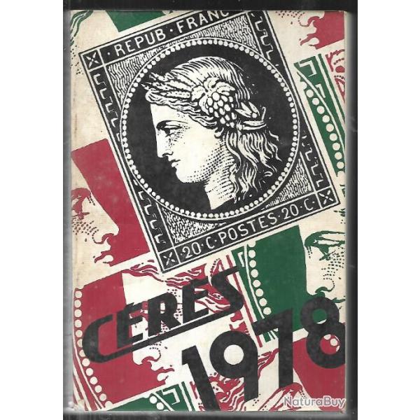 catalogue de timbres postes c�r�s 1978