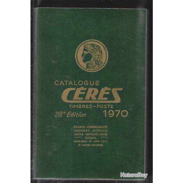 catalogue de timbres postes c�r�s 1970