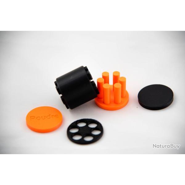 "KIT4" : SPEED LOADER Galt Sons REMINGTON NEW ARMY 1858 calibre 44