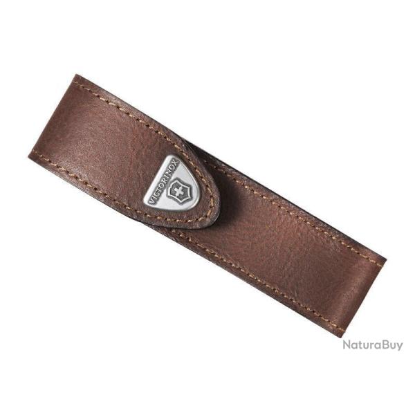 ETUI VICTORINOX 4 A 10 PIECES CUIR MARRON