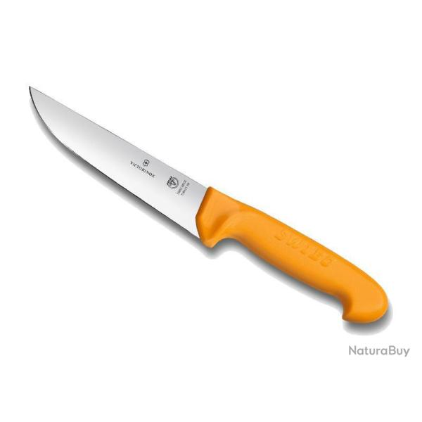 COUTEAU BOUCHER SWIBO 16CM JAUNE