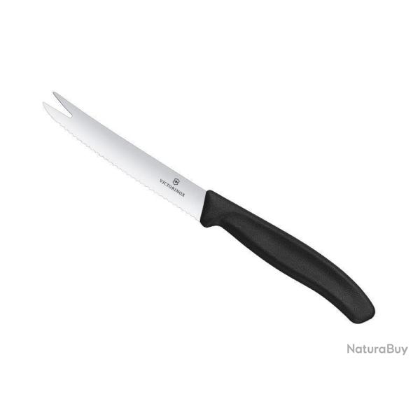 COUTEAU FROMAGE VICTORINOX SWISSCLASSIC 11CM NOIR
