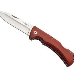 COUTEAU HERBERTZ BOIS ROUGE 12CM INOX