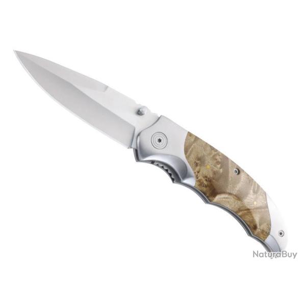 COUTEAU HERBERTZ BOIS DE RACINE 11CM INOX