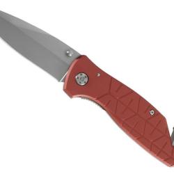 COUTEAU HERBERTZ ROUGE 12CM INOX