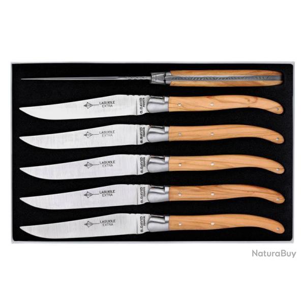 COF.6 LAGUIOLE TABLE G.DAVID OLIVIER 23CM