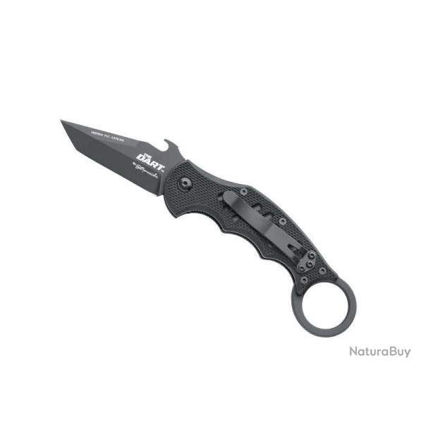 COUTEAU FOX MILITARY KARAMBIT THE DART 10CM G10 NOIR
