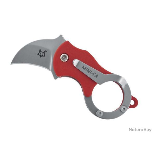 COUTEAU FOX MINI-KA ROUGE