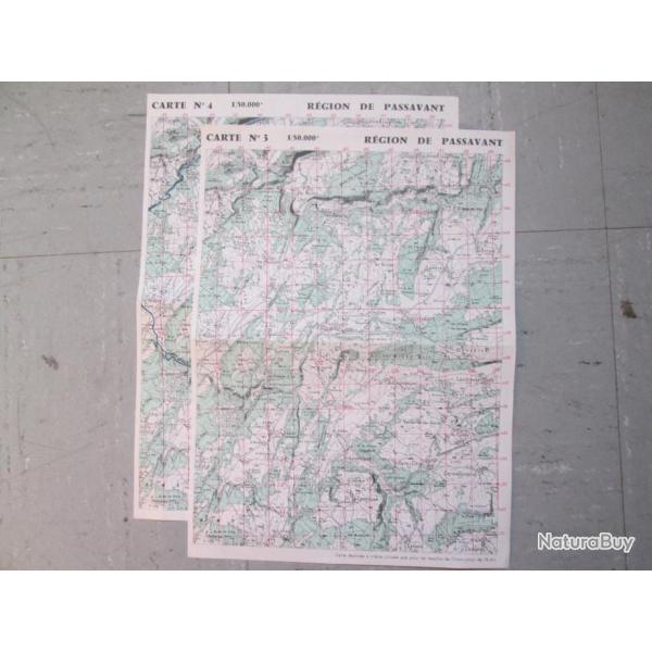 CARTE ETAT MAJOR PASSAVANT