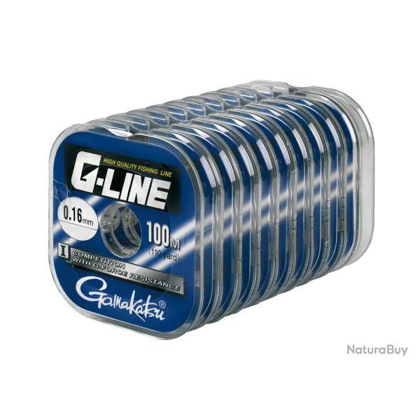 Nylon G-line comp�tition Gamakatsu 100m 0.10mm / 0.95kg