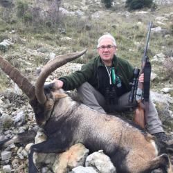 Chasse &agrave; l'approche de l'Ibex Beicete .