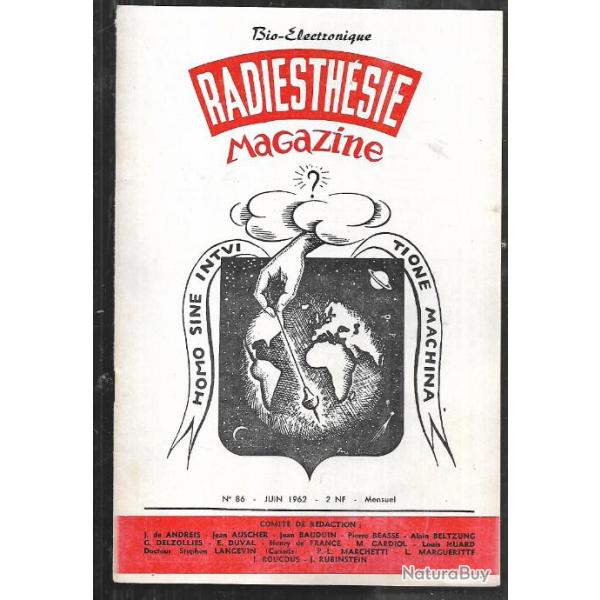 radiesth�sie  magazine n�86 juin 1962