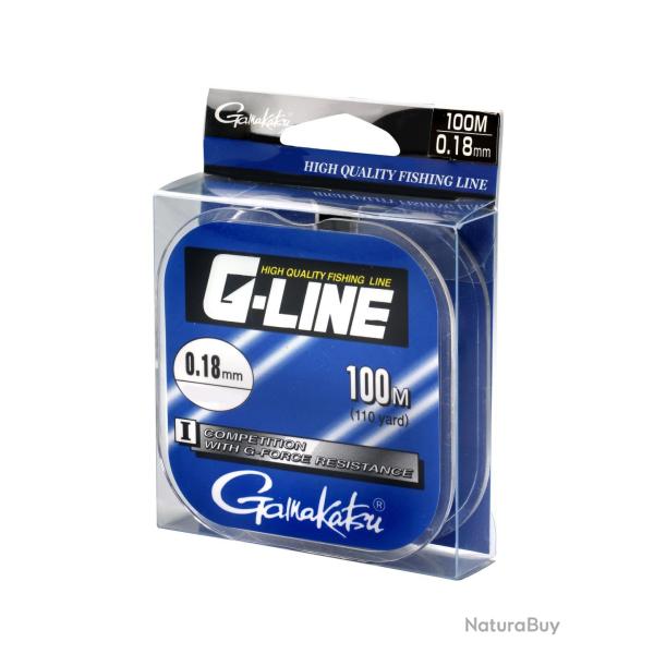 Nylon G-line comp�tition Gamakatsu 100m Blister 0.20mm / 3.53kg