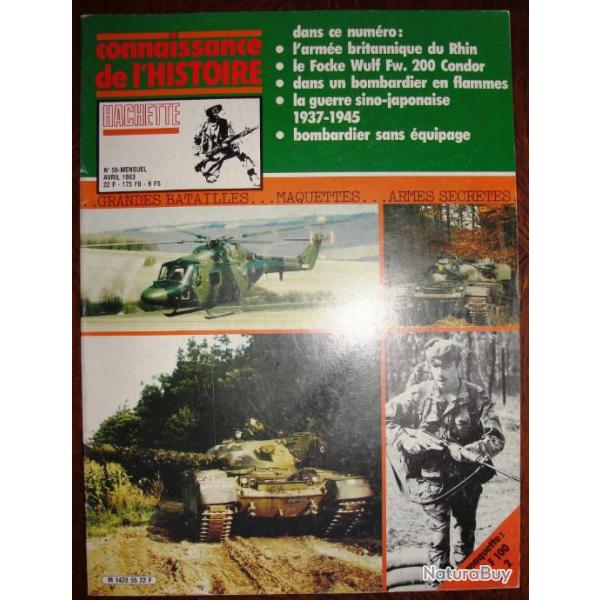 connaissance de l'histoire n�55 l'arm�e britanique du rhin guerre sino- japonaise 37-45