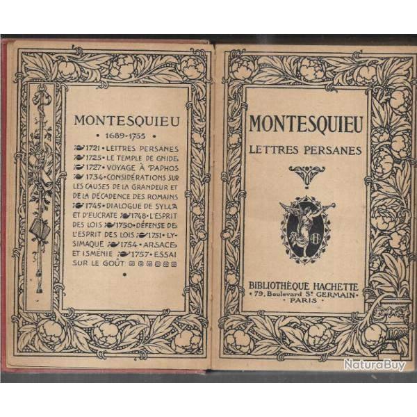 lettres persanes de montesquieu