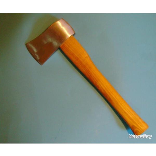 Hache Hachette Swiss Military Surplus Lame Acier Inox Manche Bois Switzerland M4328