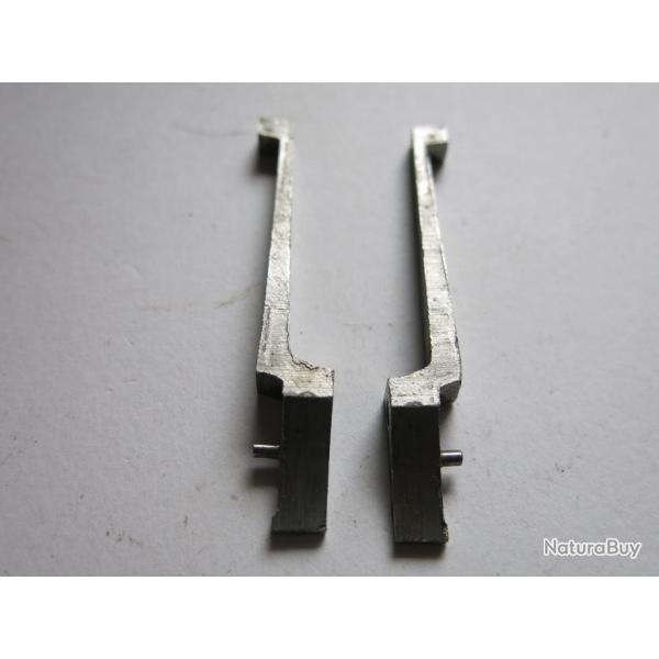 VENDU PAR CUIRASSIER11  PAIRE DE GACHETTES BRUTES A AJUSTER POUR HAMMERLESS JUXTAPOSES CAL 12