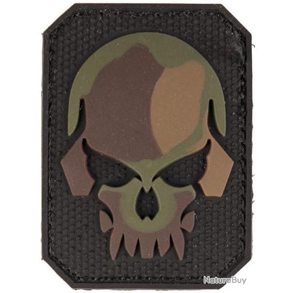 Patch PVC T�te de mort Camo 6 x 4.5cm
