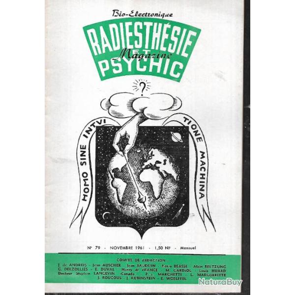 radiesth�sie et psychic magazine n�79 novembre 1961