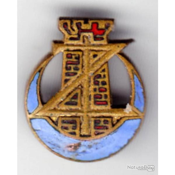 Insigne de boutonnire du 1er Rgiment de Zouaves.
