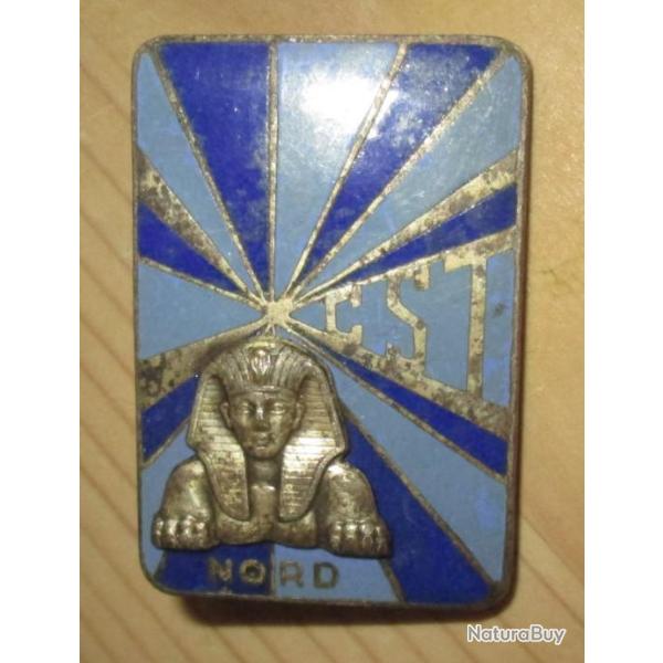 C.S.T. NORD, �mail bleu clair, matricul�, dos guilloch� ond�