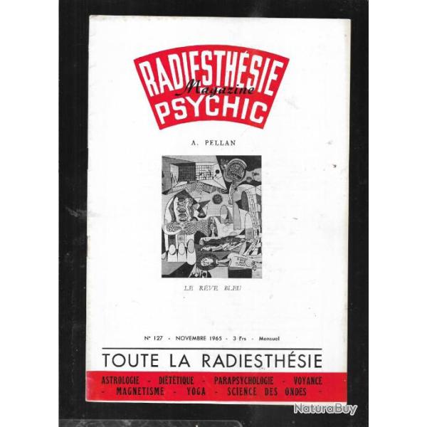 radiesth�sie et psychic magazine n�127 novembre 1965  , magn�tisme, science des ondes, parapsycho