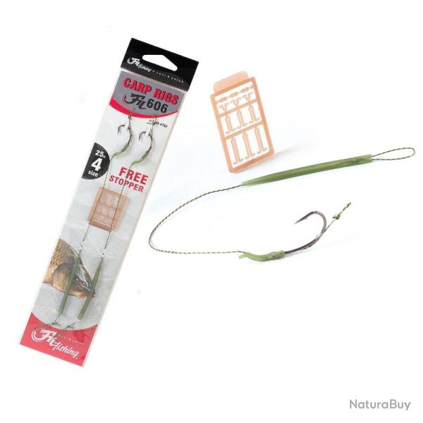 Bas de ligne 606 Extra carp 25lb - 22cm 4