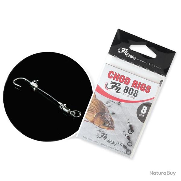 Bas de ligne Chod court Extra carp 25lb 8