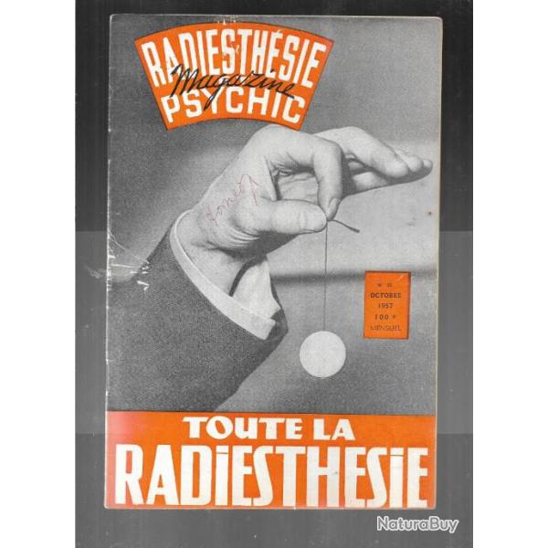 radiesth�sie et psychic magazine n�37 octobre  1957 , magn�tisme, science des ondes, para