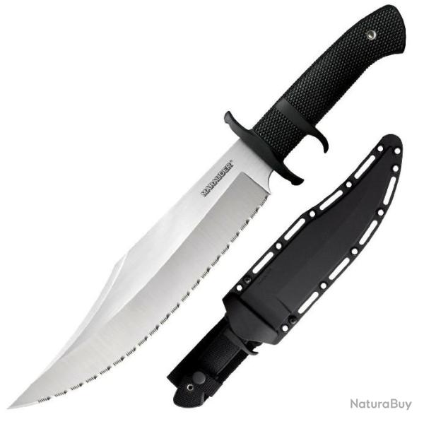 Couteau Cold Steel Marauder Bowie Acier AUS-8 Serr Manche Kray-Ex Etui Secure-Ex CS39LSWBS