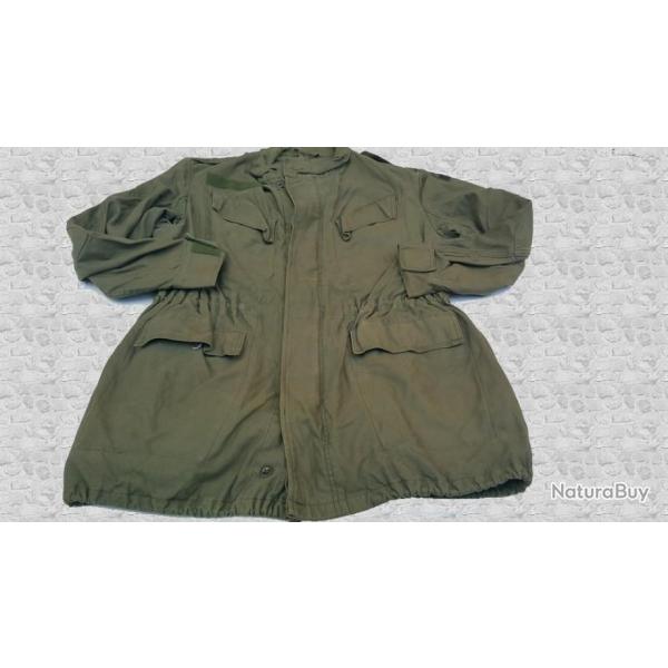 Parka de combat M-64 Waterproof Arm�e de Terre Belge Taille L  tour de poitrine 104 cm