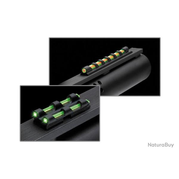 GUIDON ET HAUSSE    ADHESIF  POUR FUSIL A BANDE   TRUGLO DUAL COLOR PROMO