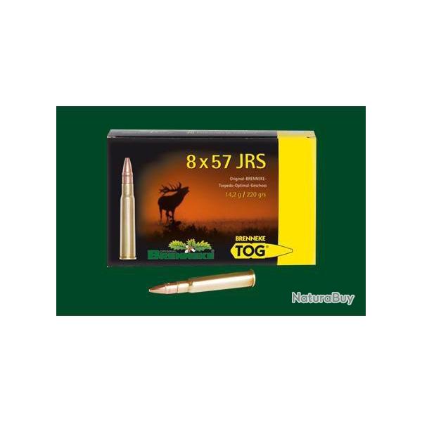 Munitions 8x57 JRS Brenneke TOG 14,2g 220gr par 20